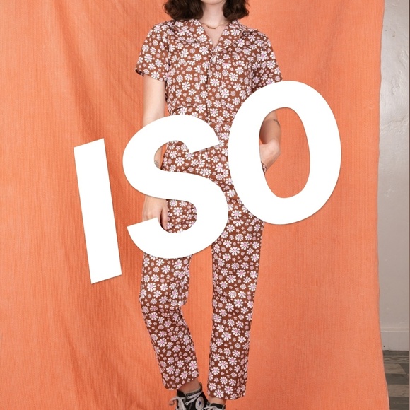 🌼ISO Big Bud Press Lazy Daisy jumpsuit🌼